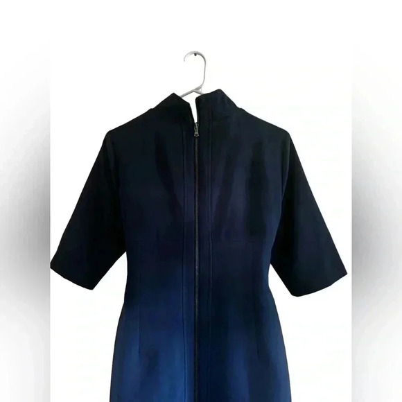 Toccin Blue Tie Waist Dress Size 8 - Picture 9 of 15